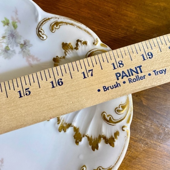 Schleiger 378b by CHARLES FIELD HAVILAND Limoges France 18” Platter 1920’s - Picture 2 of 8